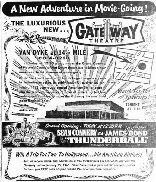 Gateway Theatre - 1965-12-22 AD